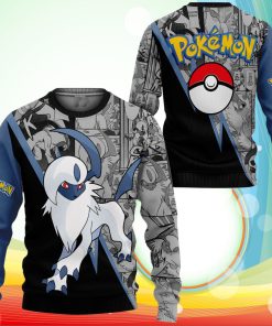 Absol Sweatshirt Anime Pokemon Sweater Absol Sweatshirt Anime Pokemon Sweater