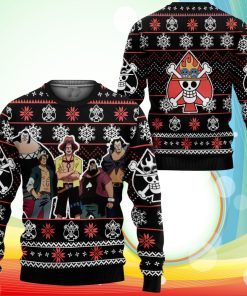 Ace Spade Pirates Ugly Christmas Sweater Anime One Piece Xmas Gifts