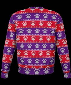 Adorable Pug Snacks Ugly Christmas Sweater