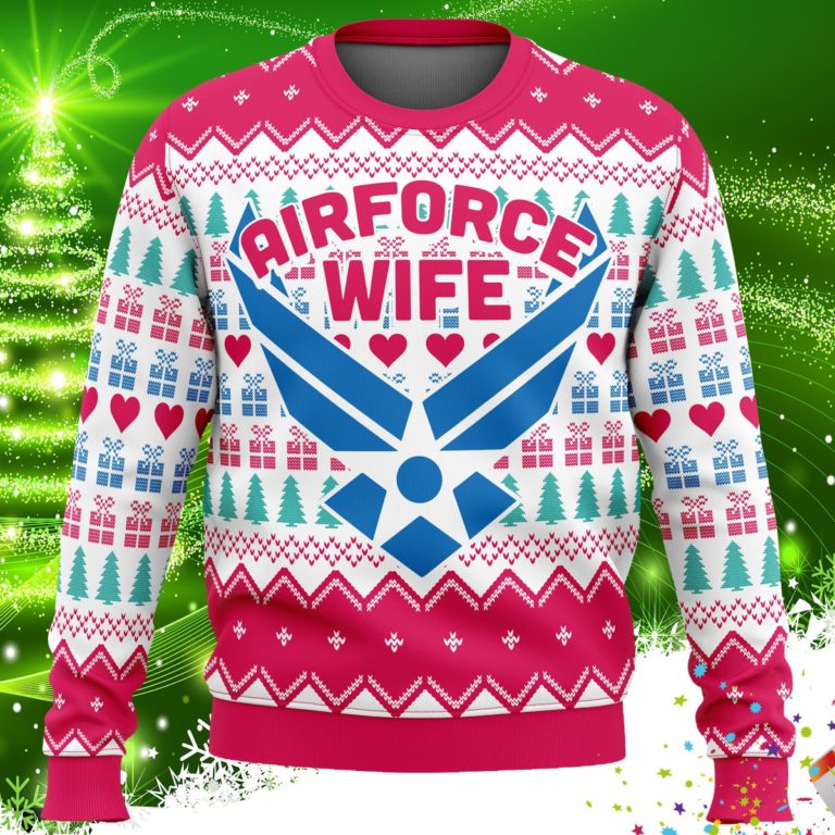 Air Force Wife Ugly Christmas Sweater