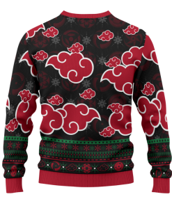 Akatsuki Cloud Naruto Anime Unisex Wool Sweater Akatsuki Cloud Naruto Anime Unisex Wool Sweater