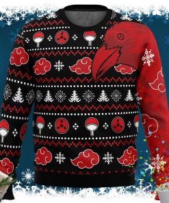 Akatsuki Itachi Symbolic Crows Naruto Christmas Sweater