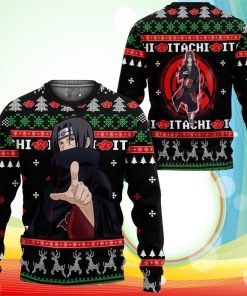 Akatsuki Itachi Ugly Christmas Sweater Naruto Anime Xmas Gifts Akatsuki Itachi Ugly Christmas Sweater Naruto Anime Xmas Gifts