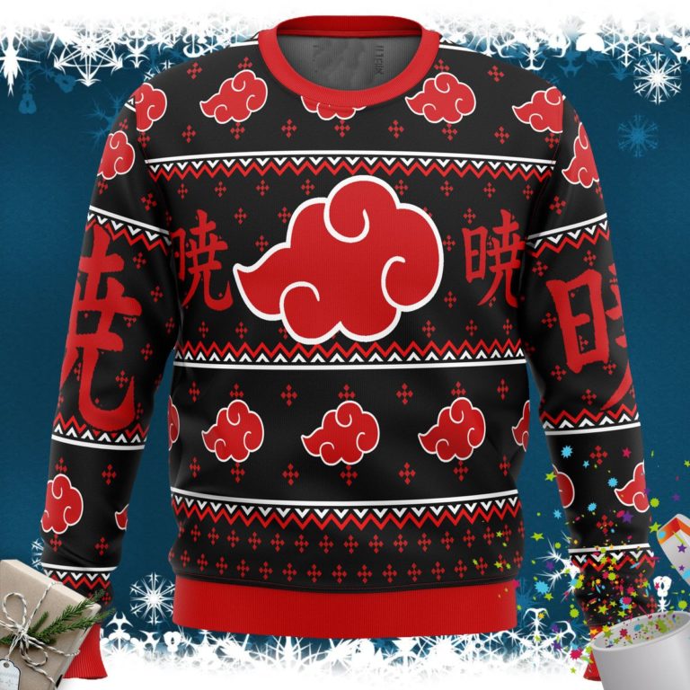 Akatsuki Naruto Ugly Christmas Sweater
