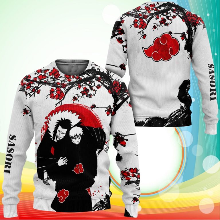 Akatsuki Sasori Sweatshirt Japan Style Naruto Anime 3D Printed Sweaters
