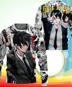 Aki Hayakawa Sweatshirt Manga Style Chainsaw Man Anime Jacket Shirt Aki Hayakawa Sweatshirt Manga Style Chainsaw Man Anime Jacket Shirt