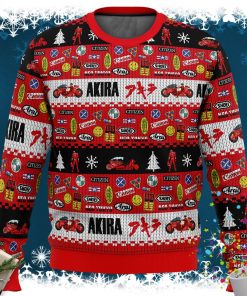Akira Bike Decals Ugly Christmas Sweater