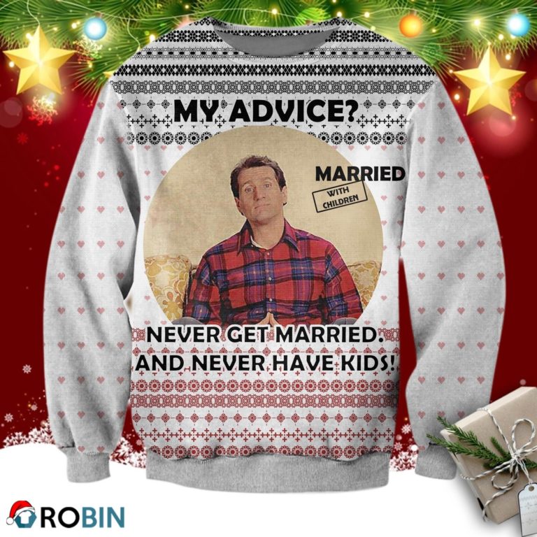 Al Bundy Married… With Children 3d Print Ugly Christmas Sweater