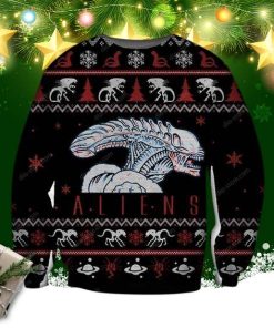 Alien 3d Print Ugly Sweatshirt Alien 3d Print Ugly Sweatshirt