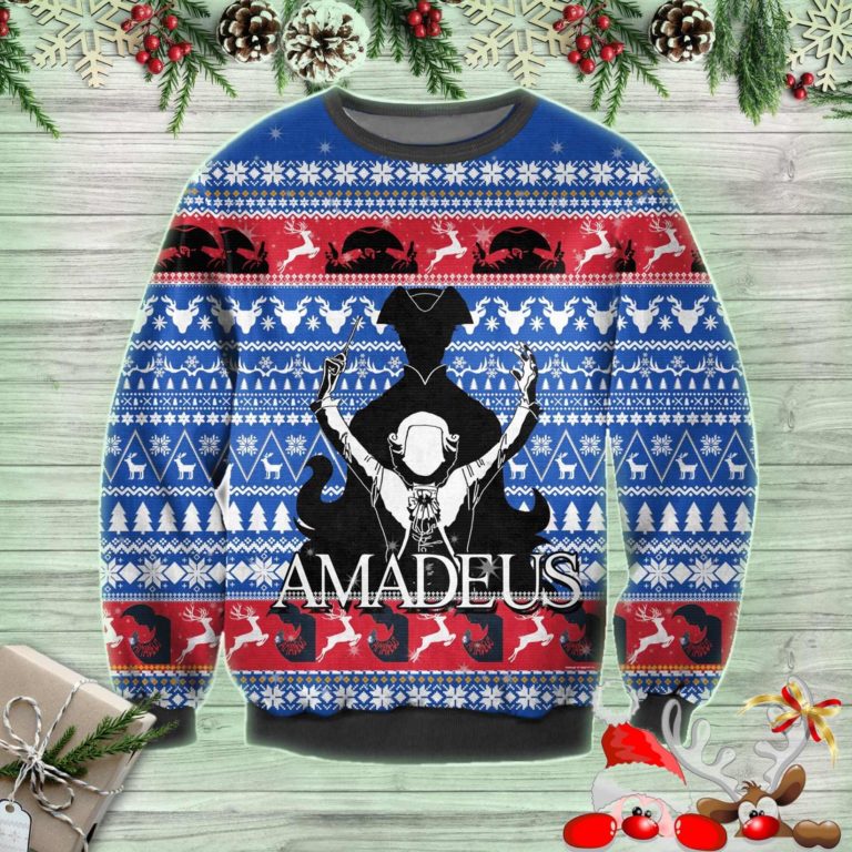 Amadeus Ugly Christmas Sweatshirt, Sweater