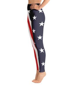American Flag Leggings, Red, White & Blue Patriotic America Stars and Stripes American Flag Leggings, Red, White & Blue Patriotic America Stars and Stripes