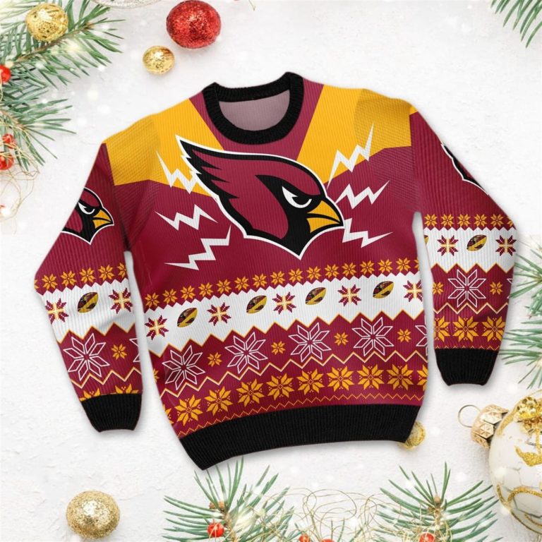 Arizona Cardinals Team 3D Christmas Ugly Sweater RBSWEATSHIRT511