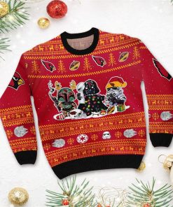 Arizona Cardinals Star Wars Ugly Christmas Sweater Darth Vader Boba Fett Stormtrooper Arizona Cardinals Star Wars Ugly Christmas Sweater Darth Vader Boba Fett Stormtrooper
