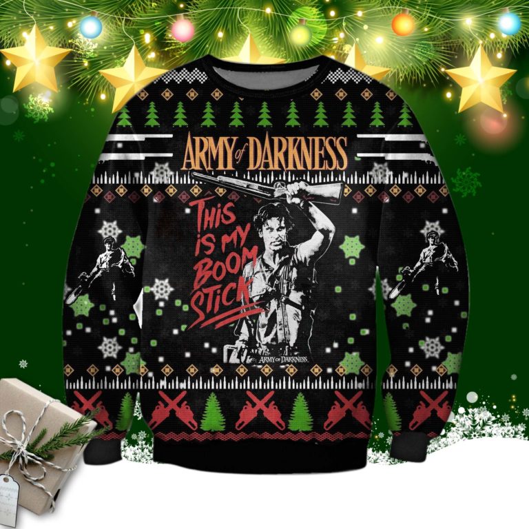 Army Of Darkness 3d Print Ugly Christmas Sweater
