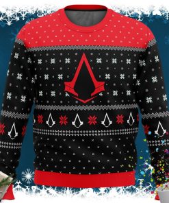 Assassins Creed Assassin Insignia Symbol Ugly Christmas Sweater