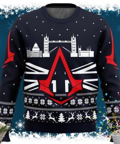 Assassins Creed London Bridge Ugly Christmas Sweater