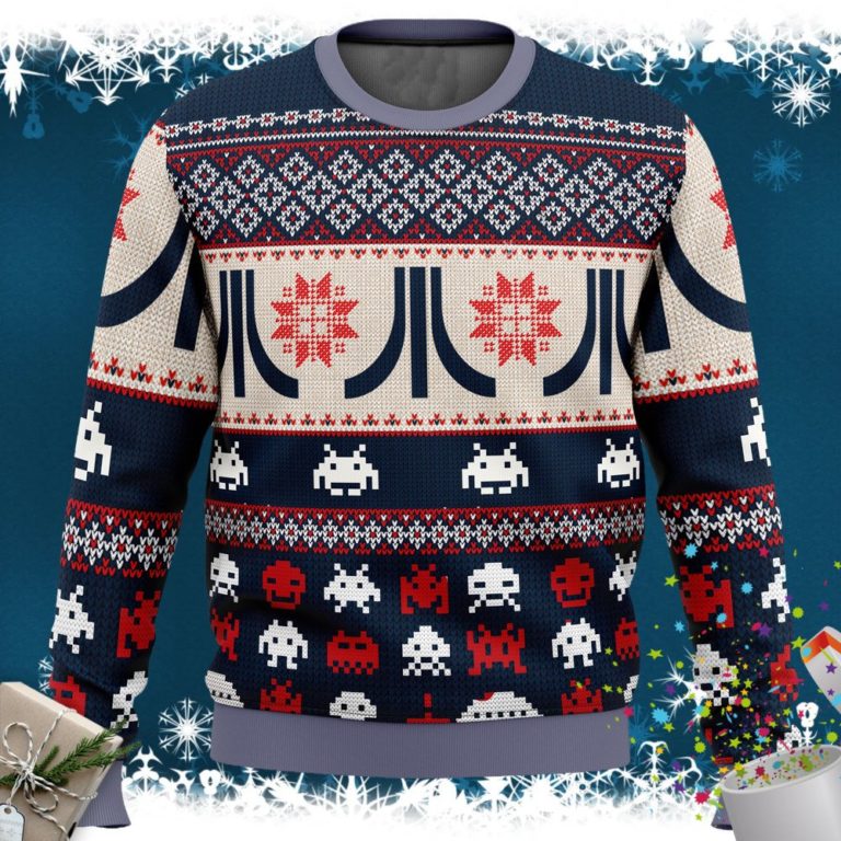 Atari Classic Ugly Christmas Sweater