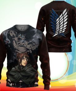 Attack On Tian Hange Zoe Sweatshirt AOT Final Season Anime 3D Printed Sweater