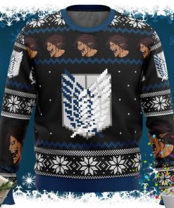 Attack on Titan Survery Corps Ugly Christmas Sweater