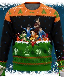 Avatar the Last Airbender On the Chimney Top Ugly Christmas Sweater