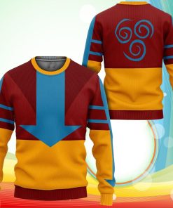 Avatar The Last Airbender Sweatshirt Air Nation Uniform Costume Shirt