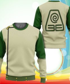 Avatar The Last Airbender Toph Beifong Uniform Sweatshirt Anime Costume