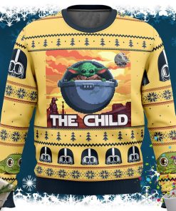 Baby Yoda the Child Mandalorion Star Wars Ugly Christmas Sweater Baby Yoda the Child Mandalorion Star Wars Ugly Christmas Sweater