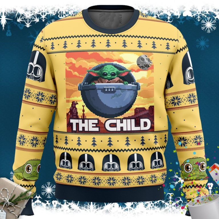 Baby Yoda the Child Mandalorion Star Wars Ugly Christmas Sweater