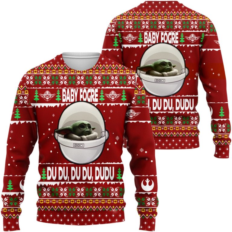 Baby Yoda Ugly Christmas Sweatshirt