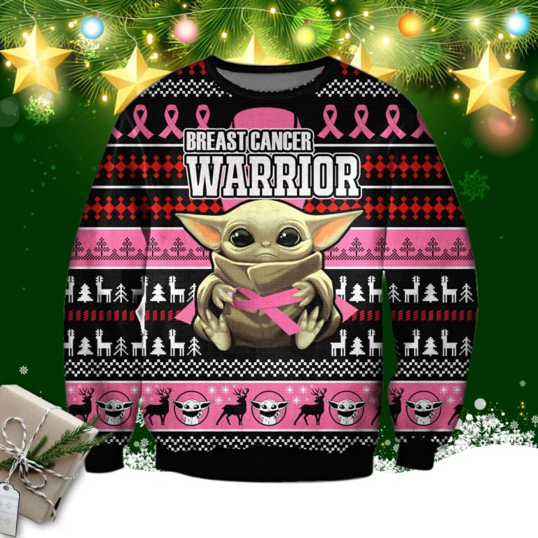 Baby Yoda With Cancer 3d Print Ugly Christmas Sweater