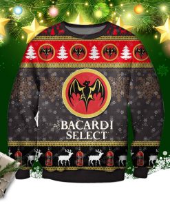 Bacardi Select Rum Wine Ugly Christmas Sweater