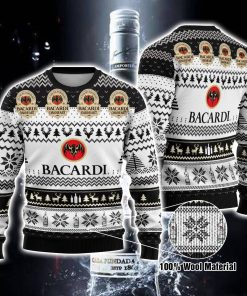 Bacardi Wine 3D Printed Ugly Christmas Sweatshirt