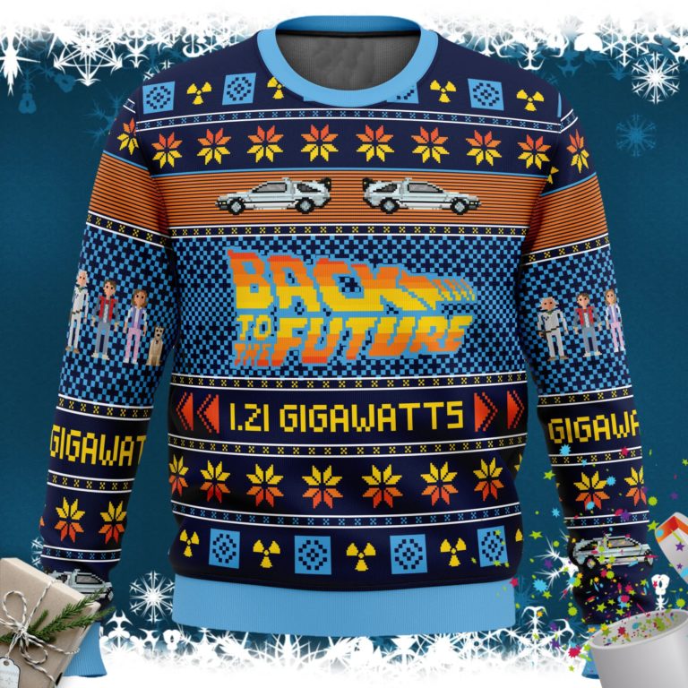Back To The Future Ugly Christmas Sweater