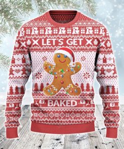 Baker Gift Let?s Get Baked All Over Print 3d Ugly Sweater