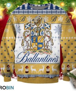 Ballantine’s Knitting Pattern 3d Print Ugly Sweatshirt