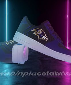 Baltimore Ravens AF 1 Sneakers 33RB-NAF Baltimore Ravens AF 1 Sneakers 33RB-NAF