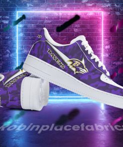 Baltimore Ravens Team AF 1 SneakersRB-NAF Baltimore Ravens Team AF 1 SneakersRB-NAF