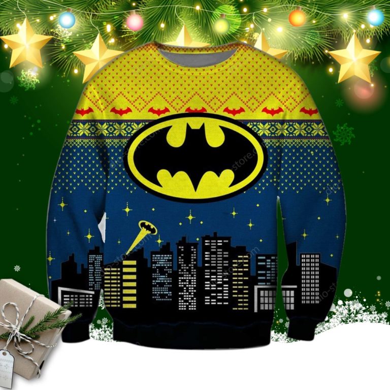 Batman 3d Print Ugly Christmas Sweater