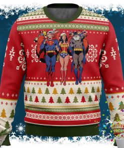 Batman superman Wonder woman Ugly Christmas Sweater