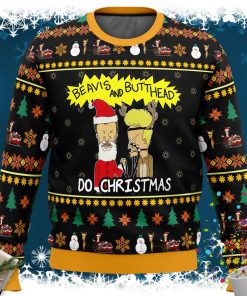 Beavis and Butthead Do Christmas Ugly Christmas Sweater