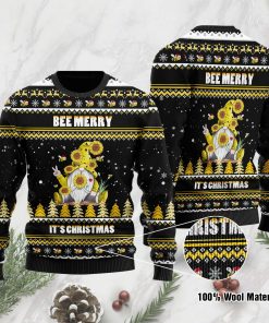 Bee Merry It?s Christmas Gnome Ugly Christmas Sweater