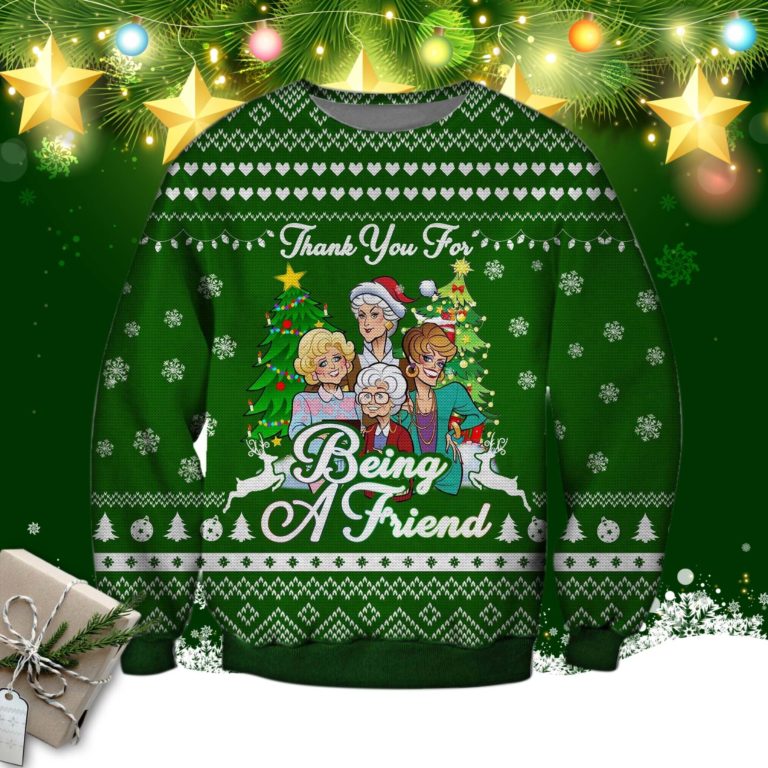 Being A Friend Knitting Pattern 3d Print Ugly Christmas Sweater