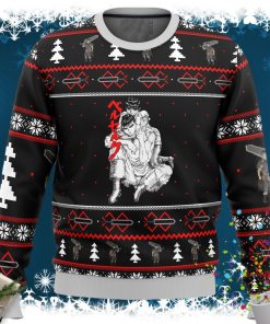 Berserk Guts and Casca Ugly Christmas Sweater