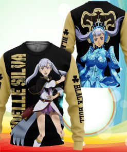 Black Bull Noelle Silva Sweatshirt Black Clover Anime 3D Printed Sweater