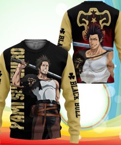 Black Bull Yami Sukehiro Sweatshirt Black Clover Anime 3D Printed Sweater