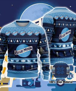 Blue Moon Beer Ugly Christmas Sweatshirt
