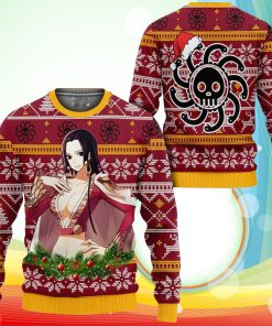 Boa Hancock Ugly Christmas Sweater One Piece Anime Xmas Gifts