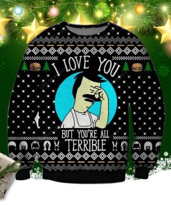 Bob’s Burgers 3d Print Ugly Christmas Sweater