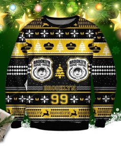 Brooklyn 99 3d Knitting Pattern Print Ugly Christmas Sweater Brooklyn 99 3d Knitting Pattern Print Ugly Christmas Sweater