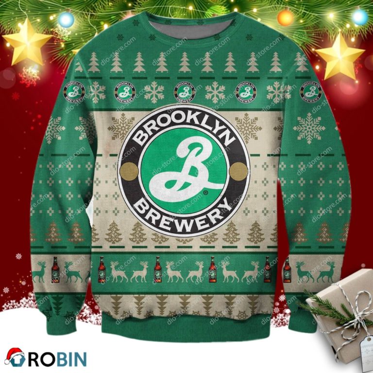 Brooklyn Lager Ugly Christmas Sweatshirt